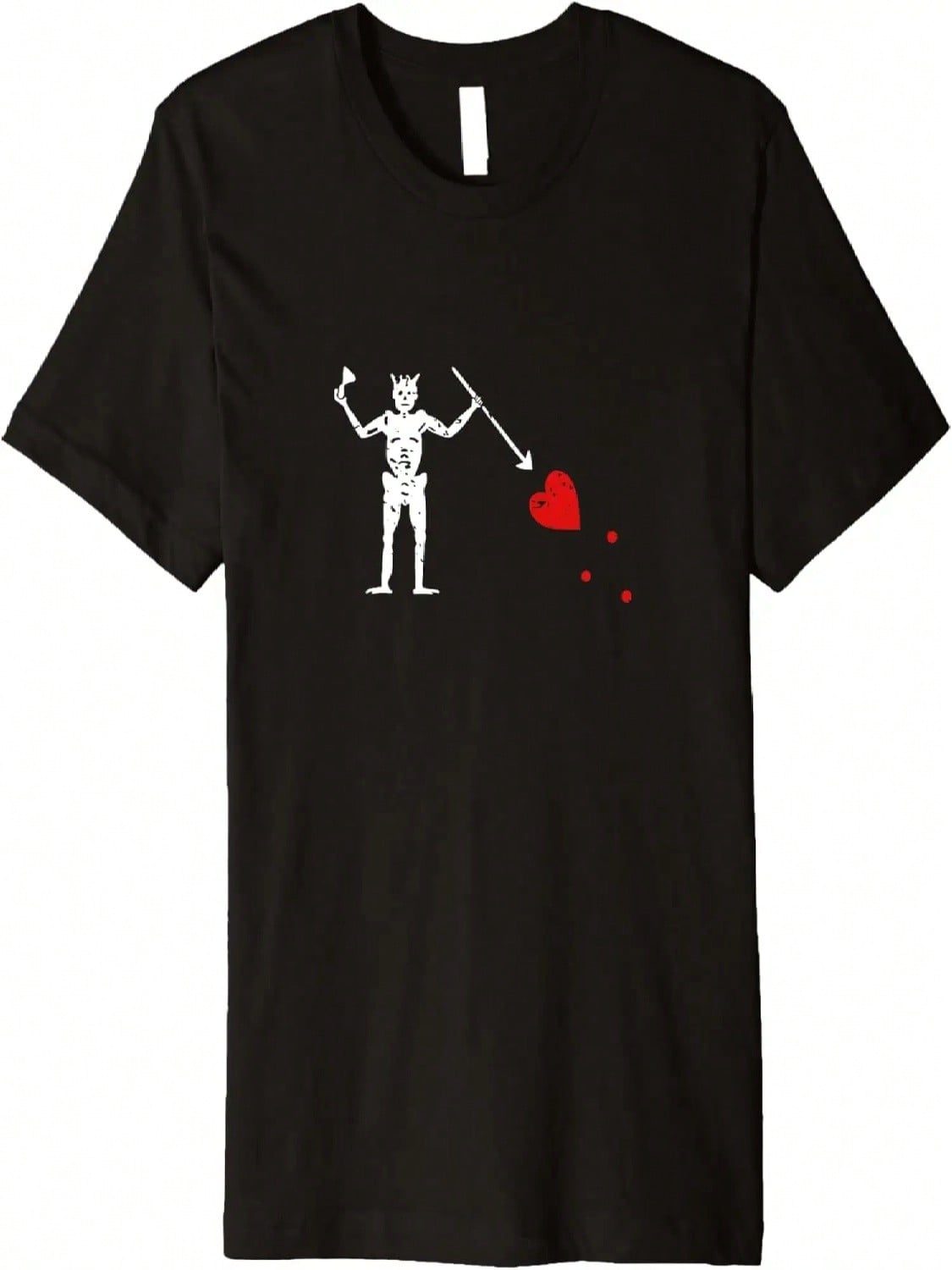 Vintage Edward _Blackbeard_ Teach Jolly Roger Pirate Flag Premium T-Shirt S