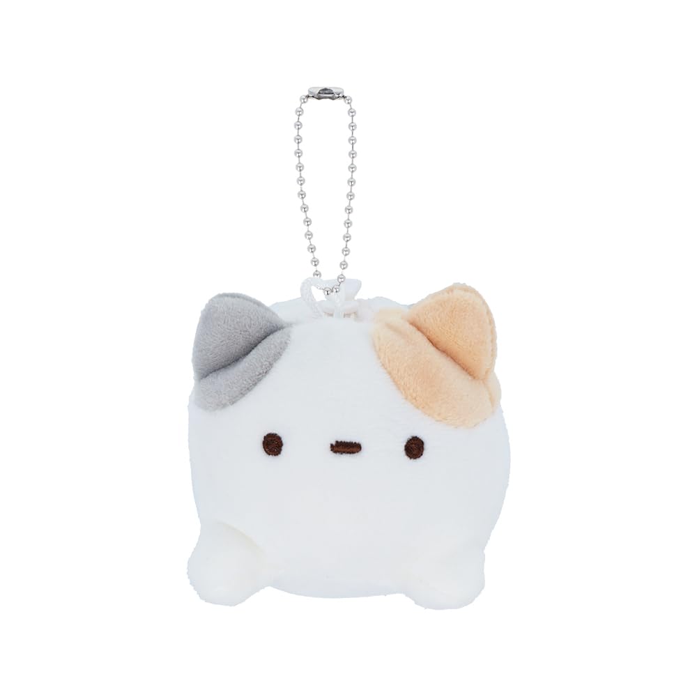 Sunstar Stationery Mike Zundou Cat Keychain Plush Toy S8349010