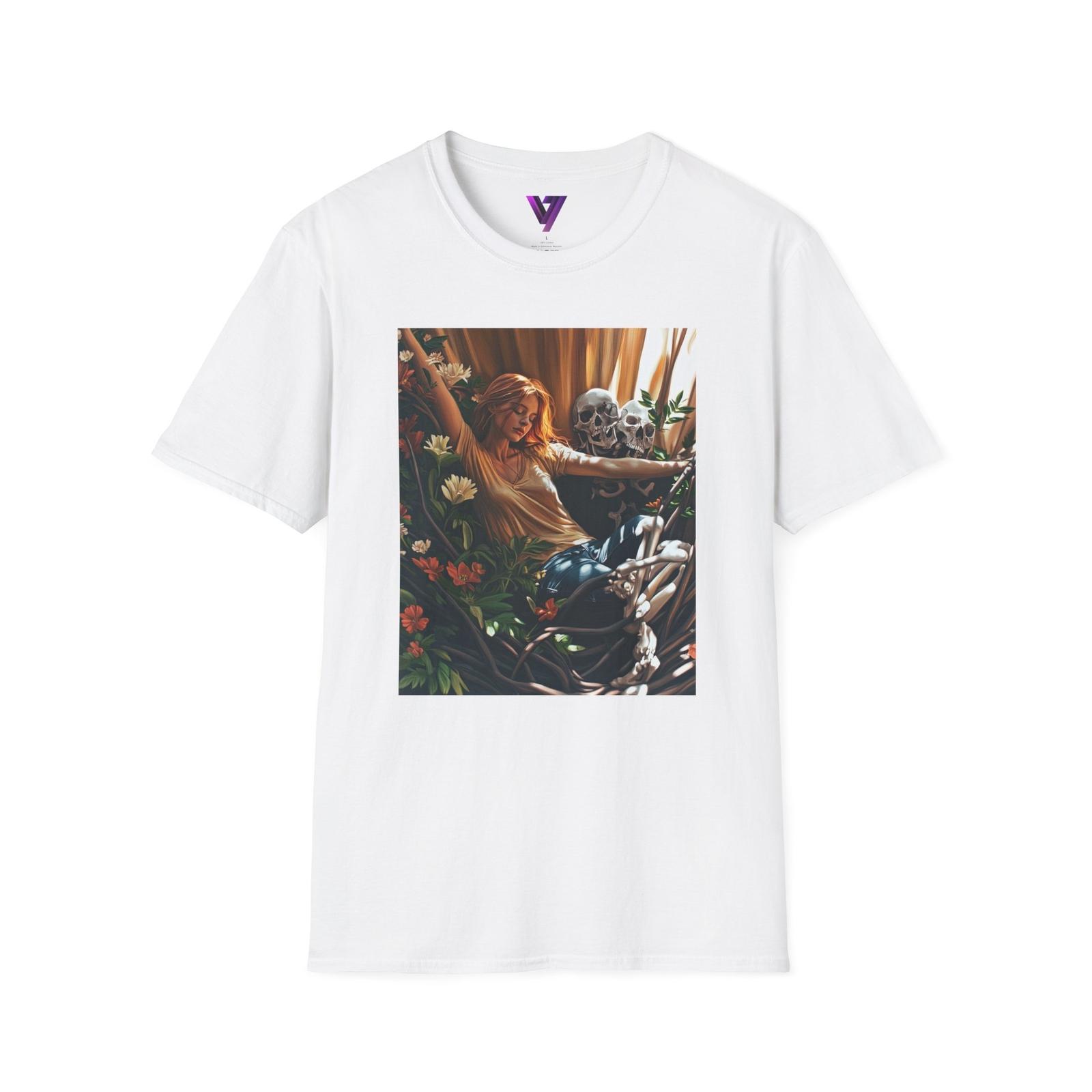 Modern Persephone T-Shirt, Mythology Graphic Tee, Vintage Style Hades Shirt,NEW S разноцветный