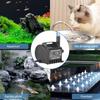 Submersible Pump, Electric 600L/H Small Fountain Pump, Up to 7.2 Feet Head, 6.5 Feet USB Cable and Suction Cup Base, Ideal Mini Pump for Fish Tanks, P