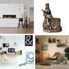 Resin Fortune Goddess Pen Holder Figurine Sculpture Luckydeity Statue For Home Study Room Entryway Housewarming Gift