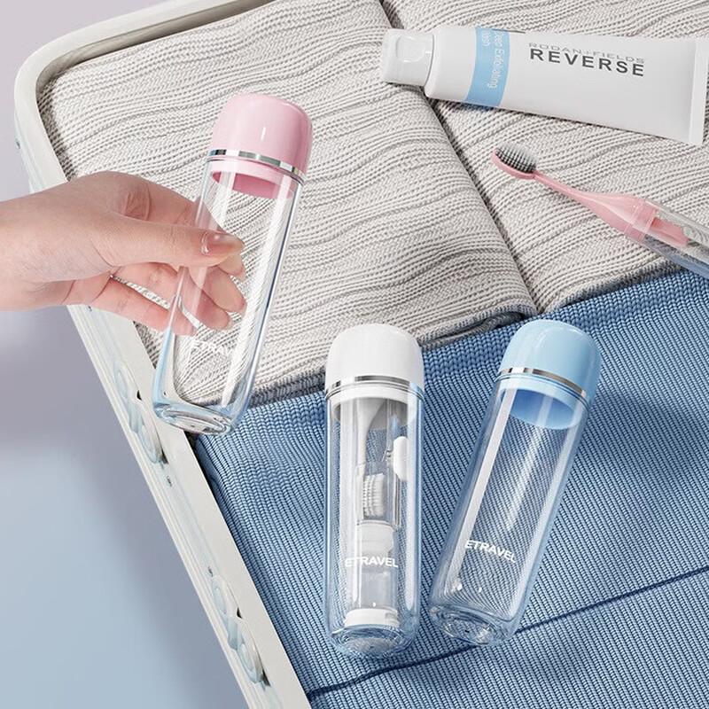 Etravel Folding Travel Toothbrush and Cup Set