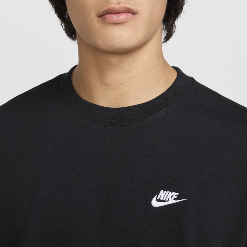 New Nike Club Sweatshirt Men's Black FN3889-010
