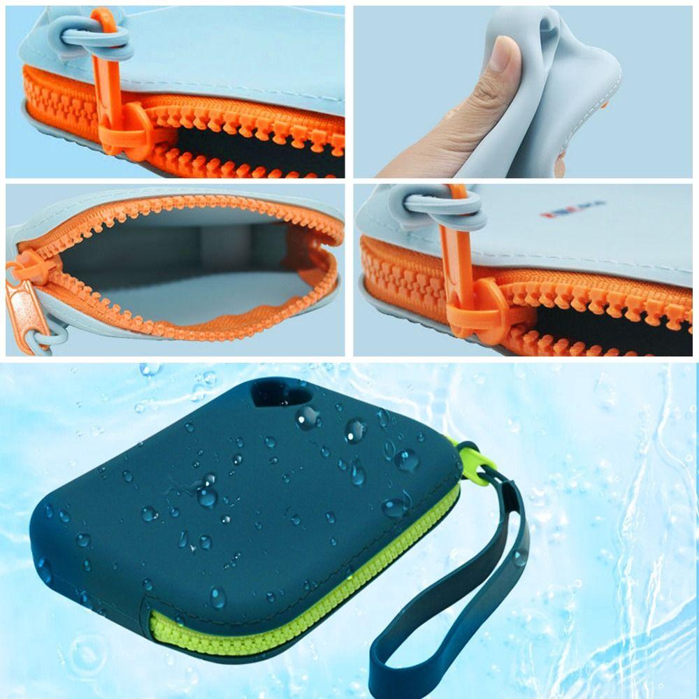 Multi-purpose Travel Pouch Silicone Cosmetic Bag New Coin Purse  Students