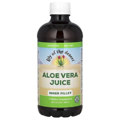 Aloe Vera Juice, Inner Fillet, 32 Fl Oz (946 Ml)