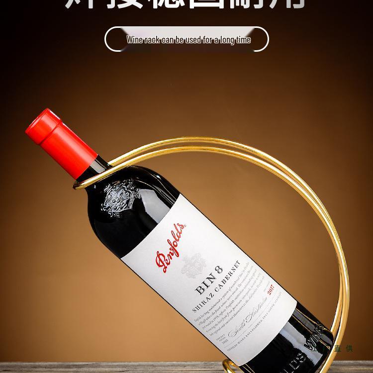 Luxury Red Wine Rack: Elegant Slanted Holder for Wine Bottle Display and Home Decoration