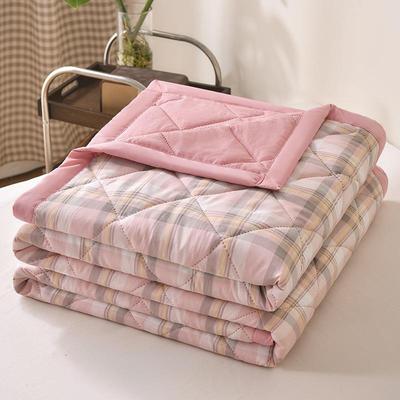Colcha de Algodão Lavado para Ar Condicionado - Ultrassônica, Lavável, Colcha Fina de Verão para Dormitórios