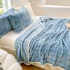 Winter Thickened Double-sided Plush Blanket Bedroom Cover Blanket Premium Rabbit Plush Bedding Nap Blanket Sofa Towel