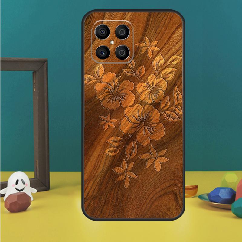 Hibiscus Retro Hawaiian Flower Case For Honor 200 Pro X9b X9a X8b X8a X8 X9 X9c 50 70 90 Lite Honor Magic 5 6 7 Pro Cover