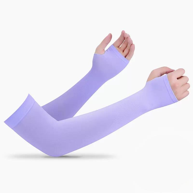 Ice Sleeves Men's Women's Summer Arm Guards Summer Ice Silk Sunscreen Sleeves Gloves Outdoor Ice Sleeves