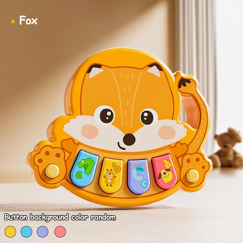 Baby Cartoon Animal Finger Piano Toy Electronic Musical Keyboard Early Educational Instrument Gift For Toddler Kids