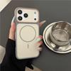 Applicable to iPhone17promax large window two-color magnetic mobile phone case Apple 16 skin matte 15 protective case