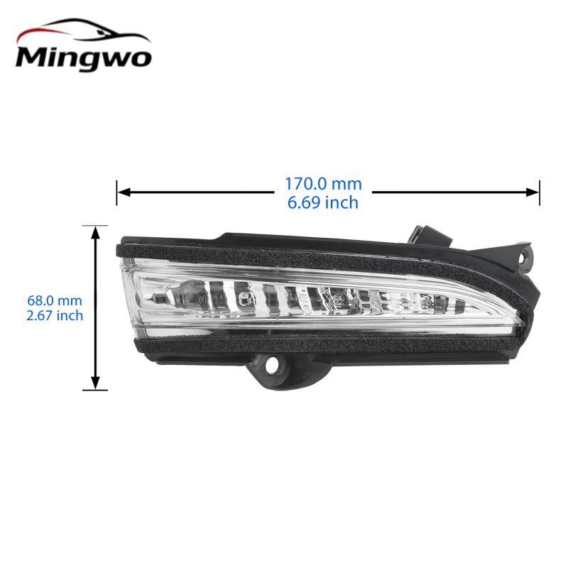 Right O/S Wing Door Mirror LED Indicator Signal Light For 14-19 Ford Mondeo MK5