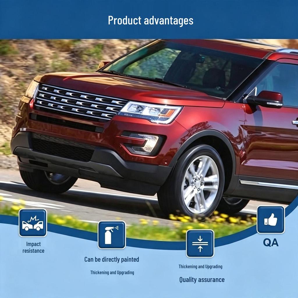 Front Bumper Lower Lip for Ford Explorer 2015-2017 - Original Style FB5Z-17626-BA