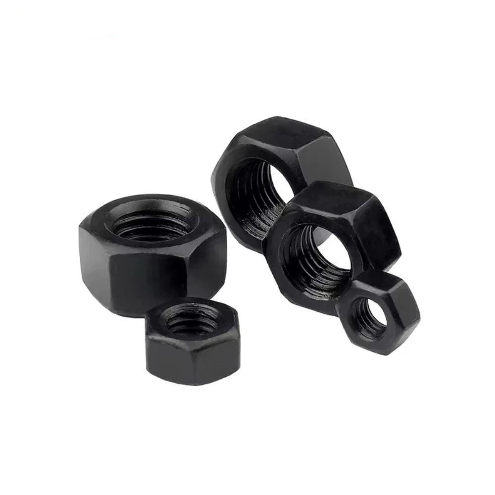 Black Nylon Hex Nuts M 3 M 4 M 5 M 6 M 8 M 10 Hexagonal Nut Hex Nuts Assortment Kit  Car Repair