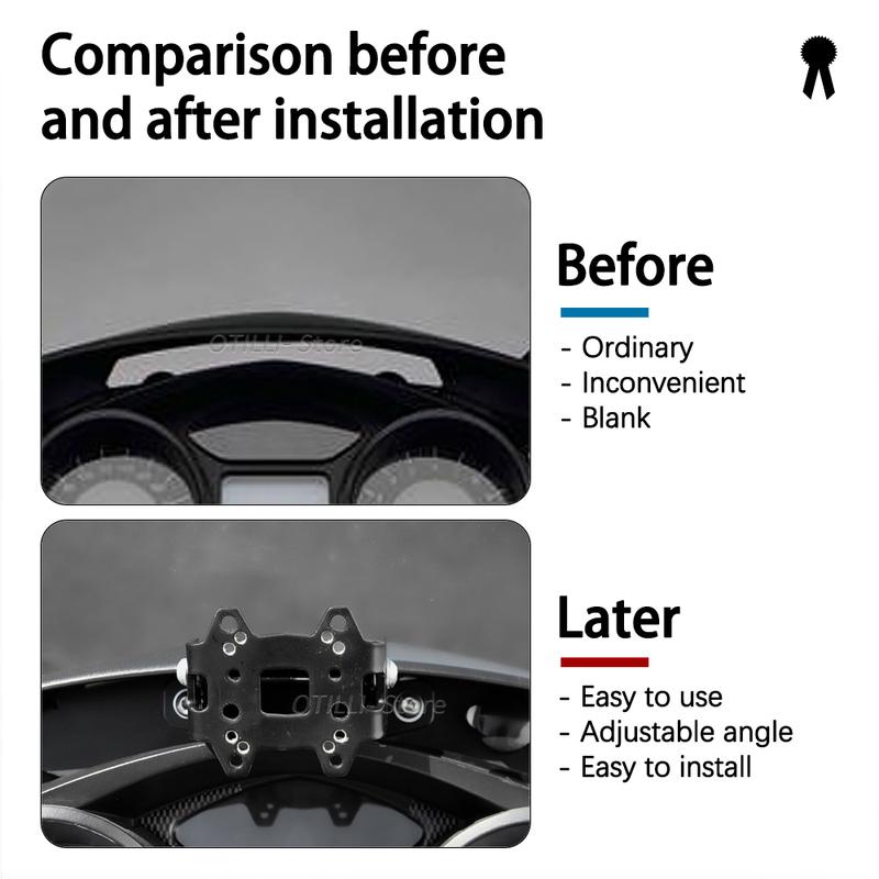 New K 1200 GT For BMW K1200GT 2006- Motorcycle windshield Stand Holder Phone Mobile Phone GPS Navigation Plate Bracket K1300GT