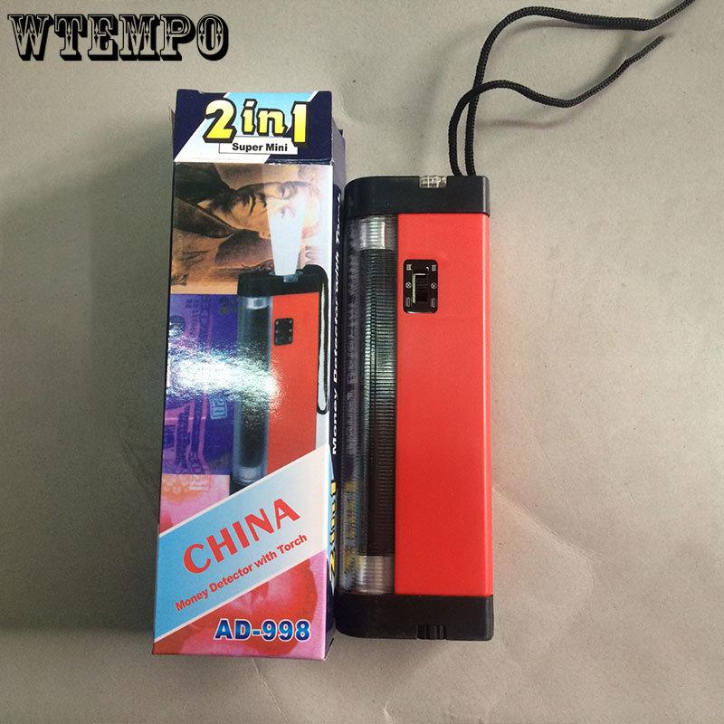 

320-365NM AD-998 детектор небольших банкнот блестящий мини фиолетовый свет детектор банкнот