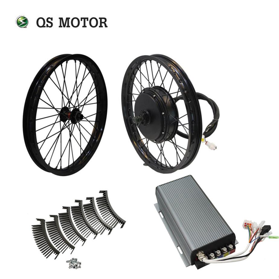 QS205 V3 3000W Electric Spoke Hub Motor Heat Sinks Electric Motorcycle Accessories