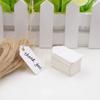 100pcs/Pack Retro Kraft Paper Handwritten Label Wide Arrowhead Shaped Notes Labels Paper Stationery