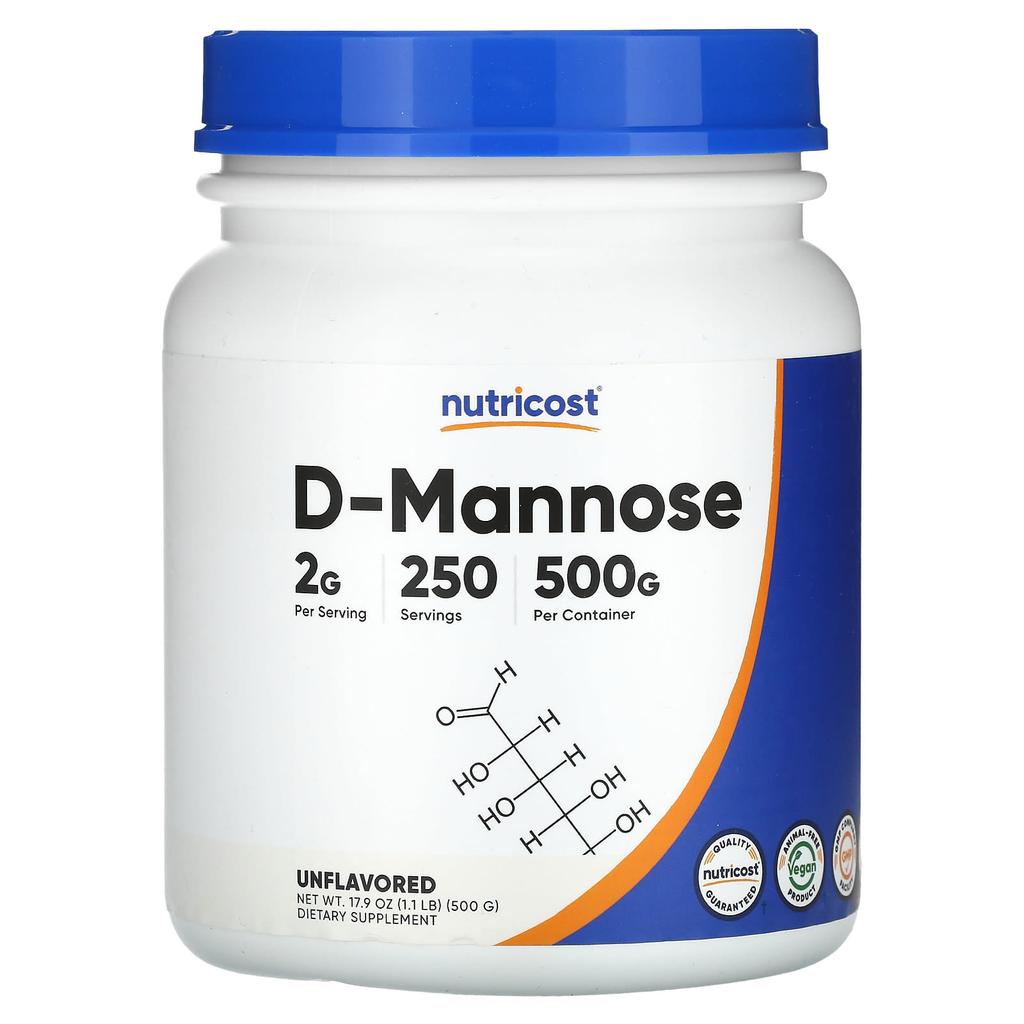 Nutricost, D-Mannose, geschmacksneutral, 508 g (500 g)