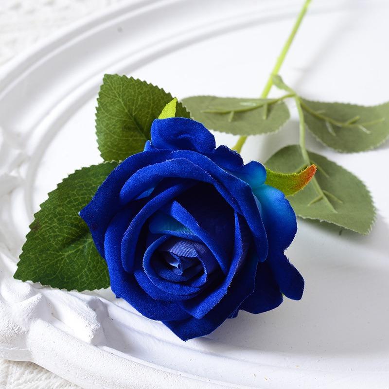 

100 шт. искусственный бархатный шелковый букет роз, настоящие искусственные розы, домашние свадебные украшения для вечеринки