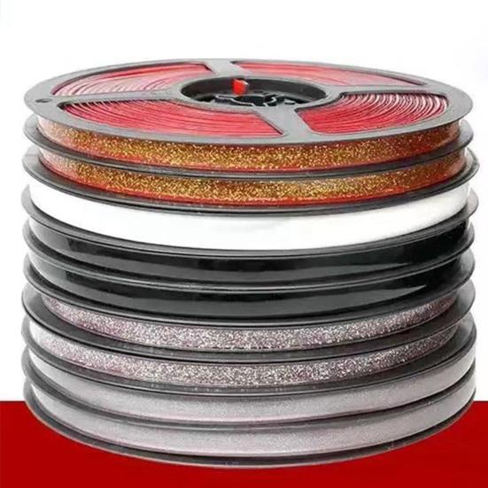 1 Roll 300CM Ceramic Tile Gap Tape Waterproof Self-Adhesive Caulk Strip Bathtub Shower Sink Toilet Kitchen Wall Edge Peel Stick Sealing Tape