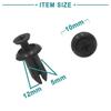 ACROPIX 100pcs Rivet Push Door Bumper Fastener Replacement for Car Universal 5mm Diameter Black