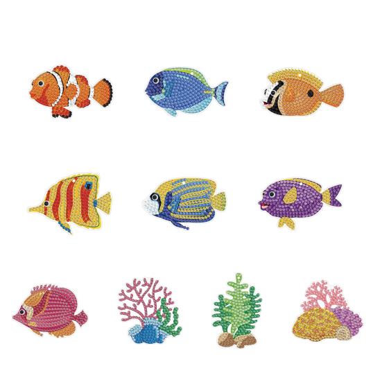 

DIY алмазная живопись кулон креативная форма яркий цвет сверкающий DIY вышивка ремесло оконный подвесной орнамент E