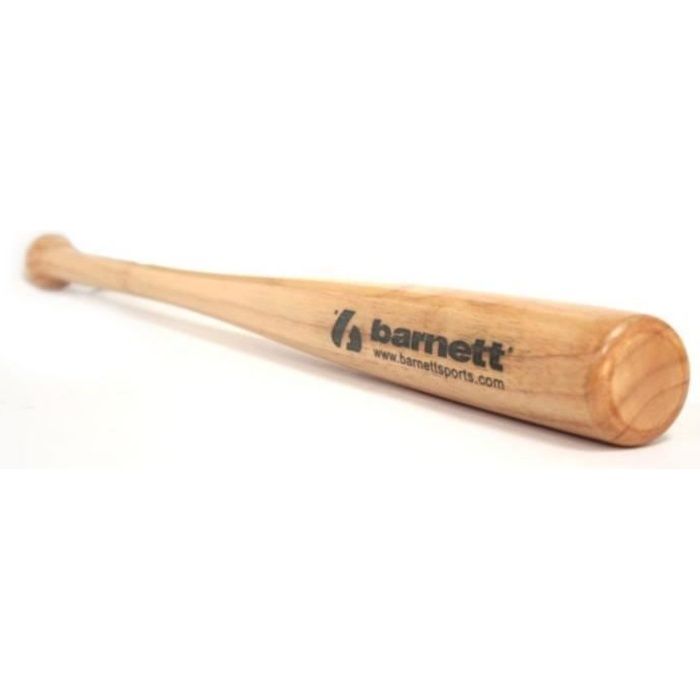 Batte de baseball en bois 32" - barnett - bb-w - pour enfant - pour initiation