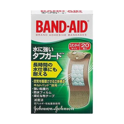 Band-Aid Water Resistant Tough Guard Standard 20 Sheets
