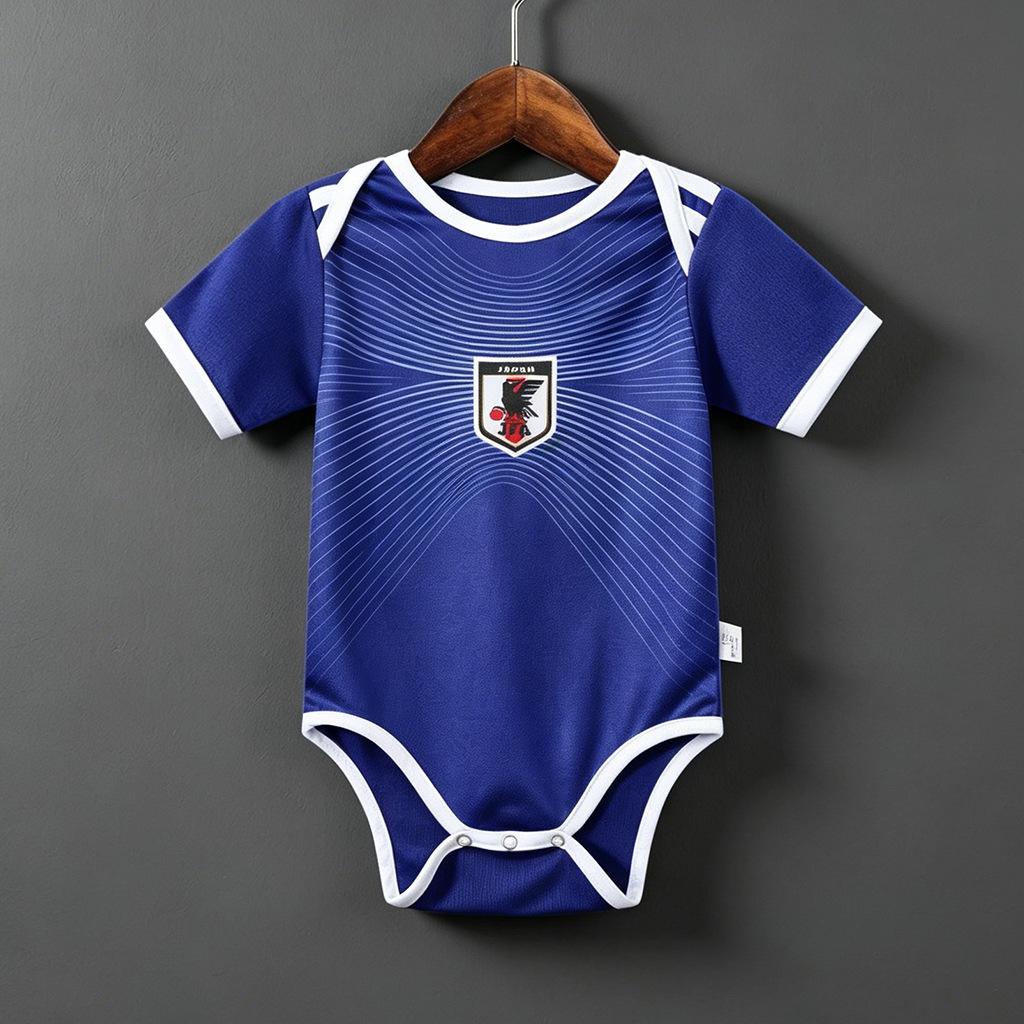 US, Canada and Mexico World Cup Football Jersey One-piece Baby Baby Argentina France Real Madrid Baby Climbing Suit Romper