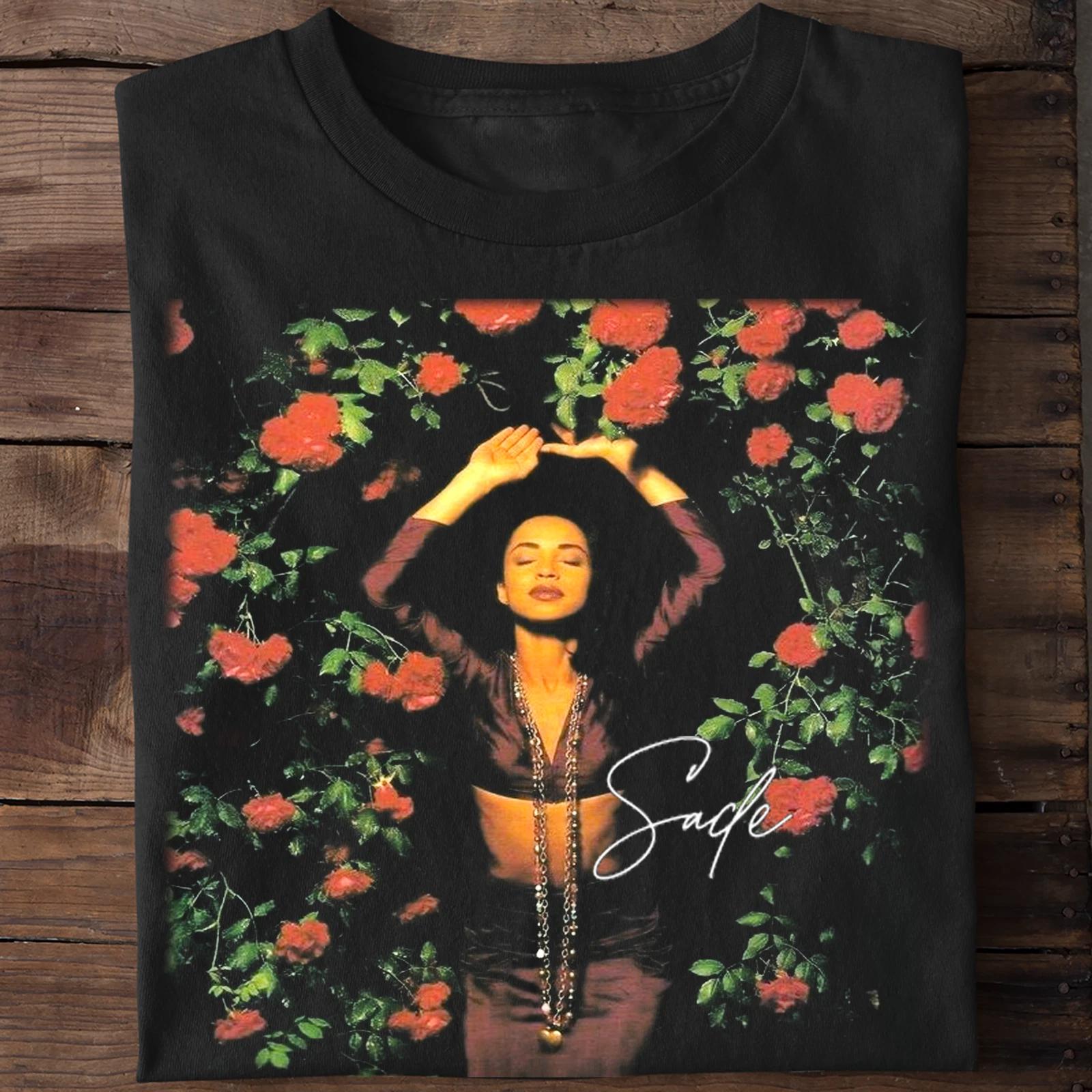 Sade Singer Basic Cotton Gift For Fan Black All Size Men T-Shirt XXXXL
