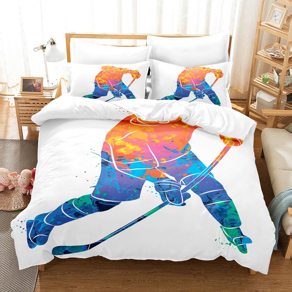 Fashion Technology Printing, 3D Digital Printing, Bedding, Duvet Covers, Pillowcases, Three-piece Sets