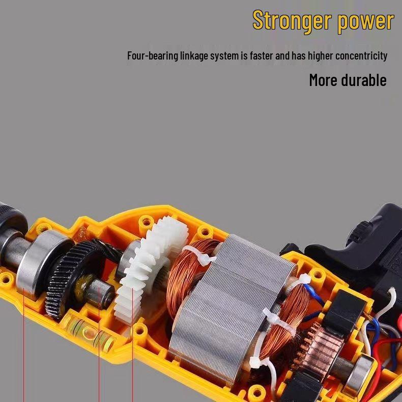 High-Power Multifunctional Electric Drill & Screwdriver for Wall Drilling