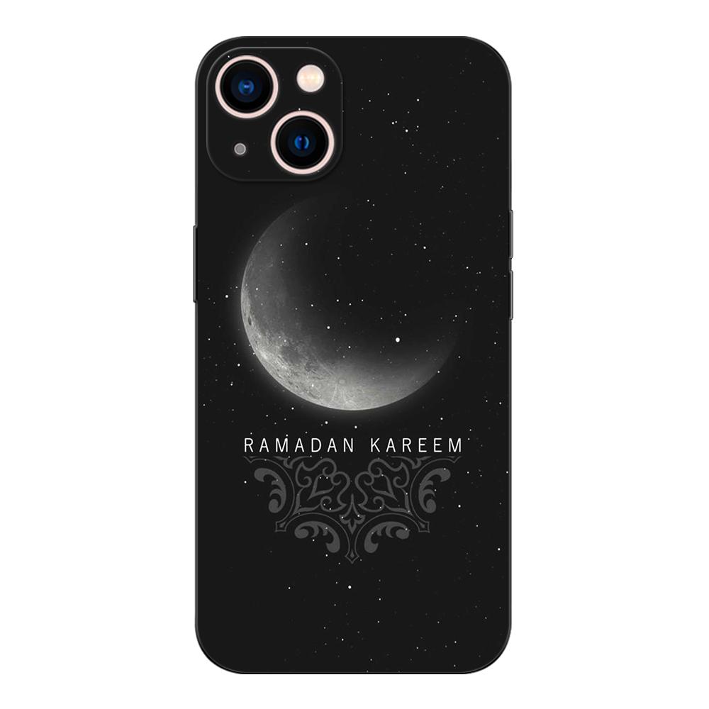 Black Tpu Case for Iphone 5 5s Se 2020 6 6s 7 8 Plus X 10 XR XS 11 12 13 Mini Pro MAX Back Cover Ramadan