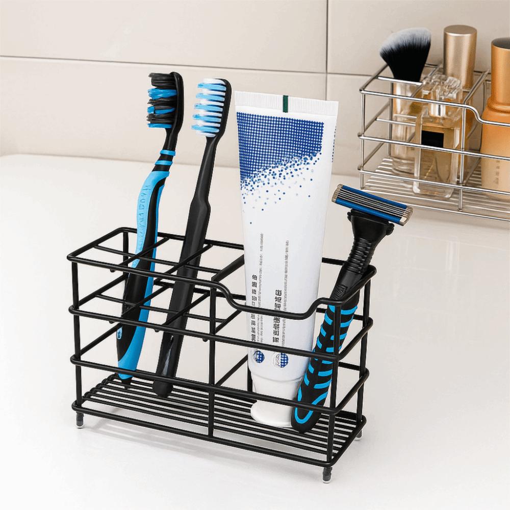 Stainless Steel Toothbrush Holder Easy To Clean Shower Table Bracket  Bathroom