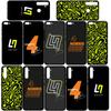 Phone Case for iPhone 17 16 15 Plus XR Huawei P30 P20 Lite Redmi Note 14 12 11 13 Pro Max OPPO A60 A80 A40 A38 F1 Number Funda No 4 No4 Supercar Cover