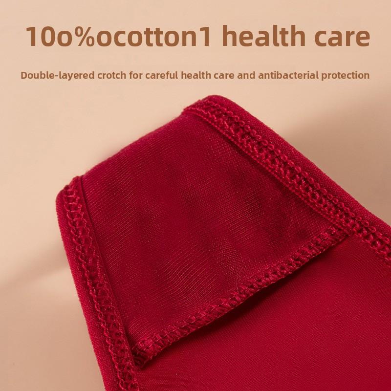 Damen Frühling und Sommer Sexy Metall Schnalle Baumwoll Schritt Nicht Abzeichnend Niedrige Taille Tanga Unterwäsche