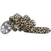 Bohemian Women's Leopard Print Rhinestone Leather Belt - Ethnic Style Versatile Accessory