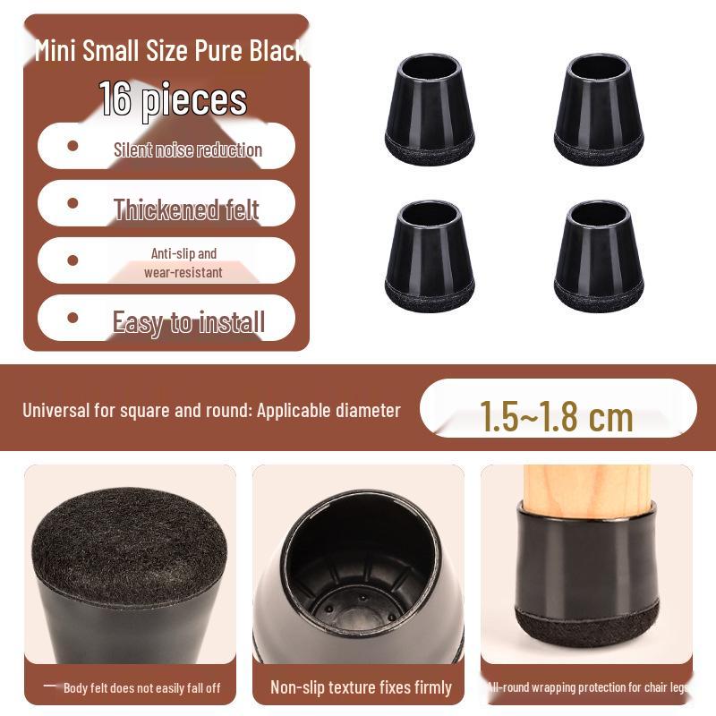 

Non-Slip, Dirt-Resistant Chair Leg Covers - Universal Fit for Tables and Stools. Upgraded Thick