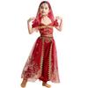 Halloween Jasmine Princess Gown & Aladdin's Magic Lamp Costume Set for Girls