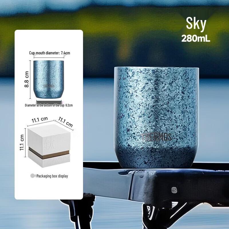 

THERMOS Двухстенка из чистого титана с изоляцией, кружка для чая