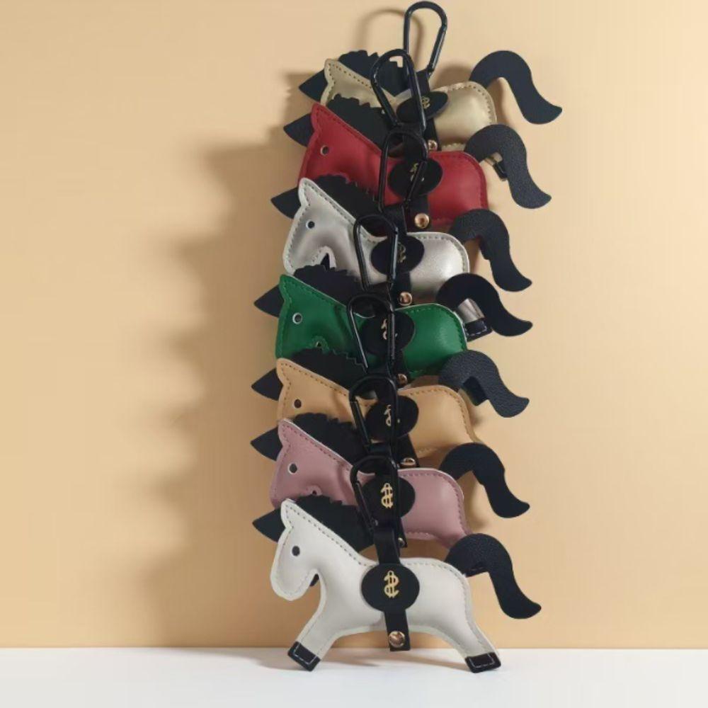 PU-läder Hästhänge Flerfärgat Väskhänge Ny Trend Läderhänge Modeaccessoar