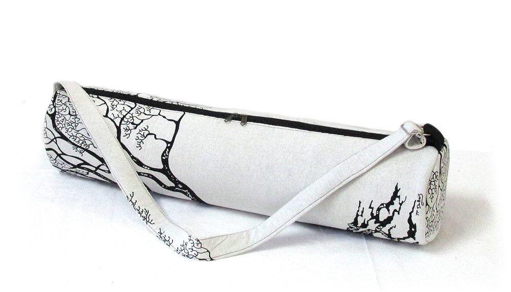 Cotton Fabric Yoga Mat Bag, Handmade Sport Gym Bag, Carrier Bag, Pilates Bag, Fitness Bag, Excercise Bag