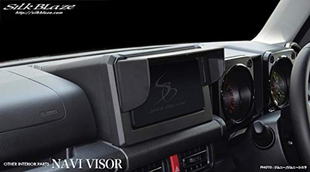 

Козырек навигатора Silk Blaze для Suzuki Sierra 2018 SB-NAVI-049 Jimny/Jimny JB64W/JB74W (Июль и далее) чёрный