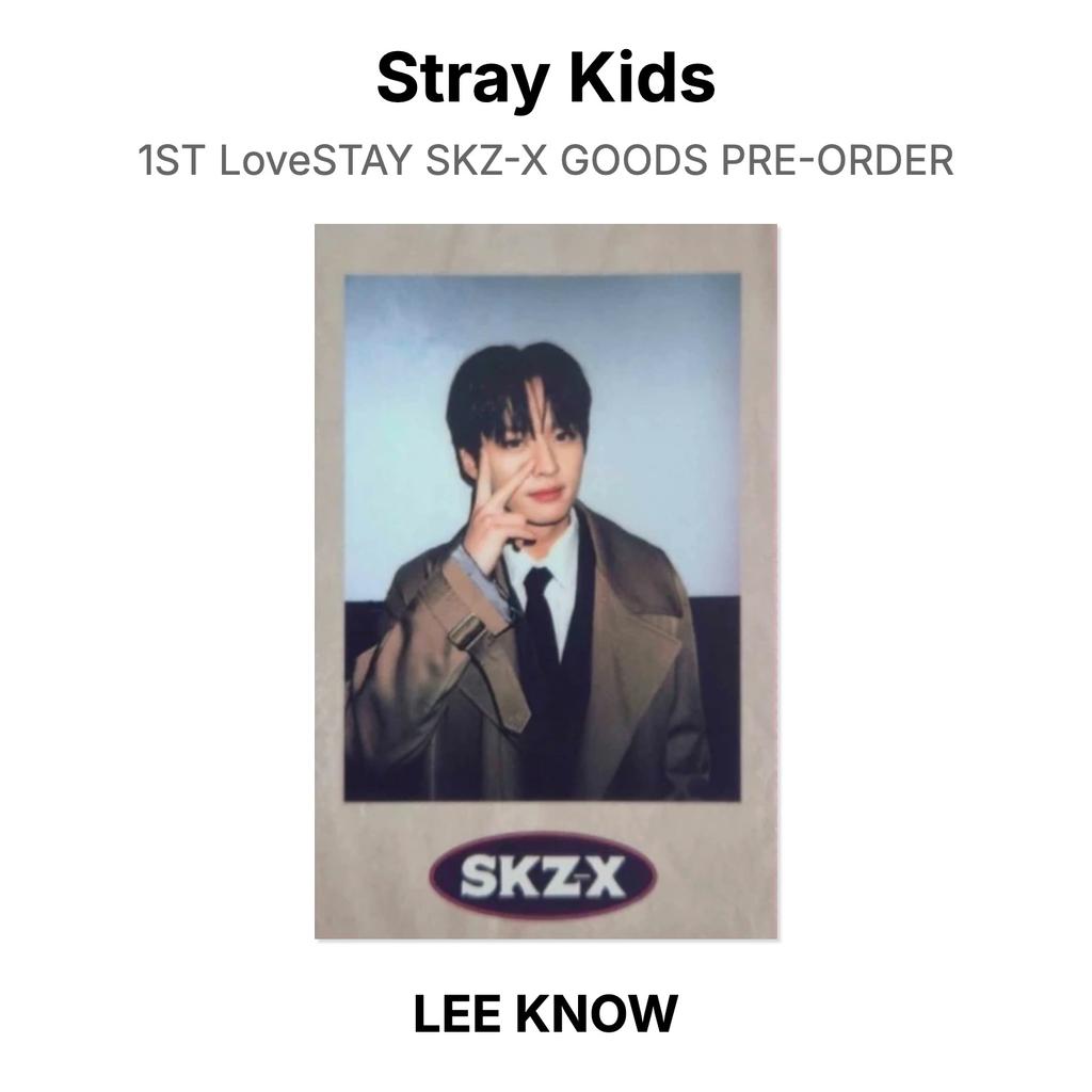 Stray Kids 1ST LoveSTAY SKZ-X GOODS PRE-ORDER Official Photocard