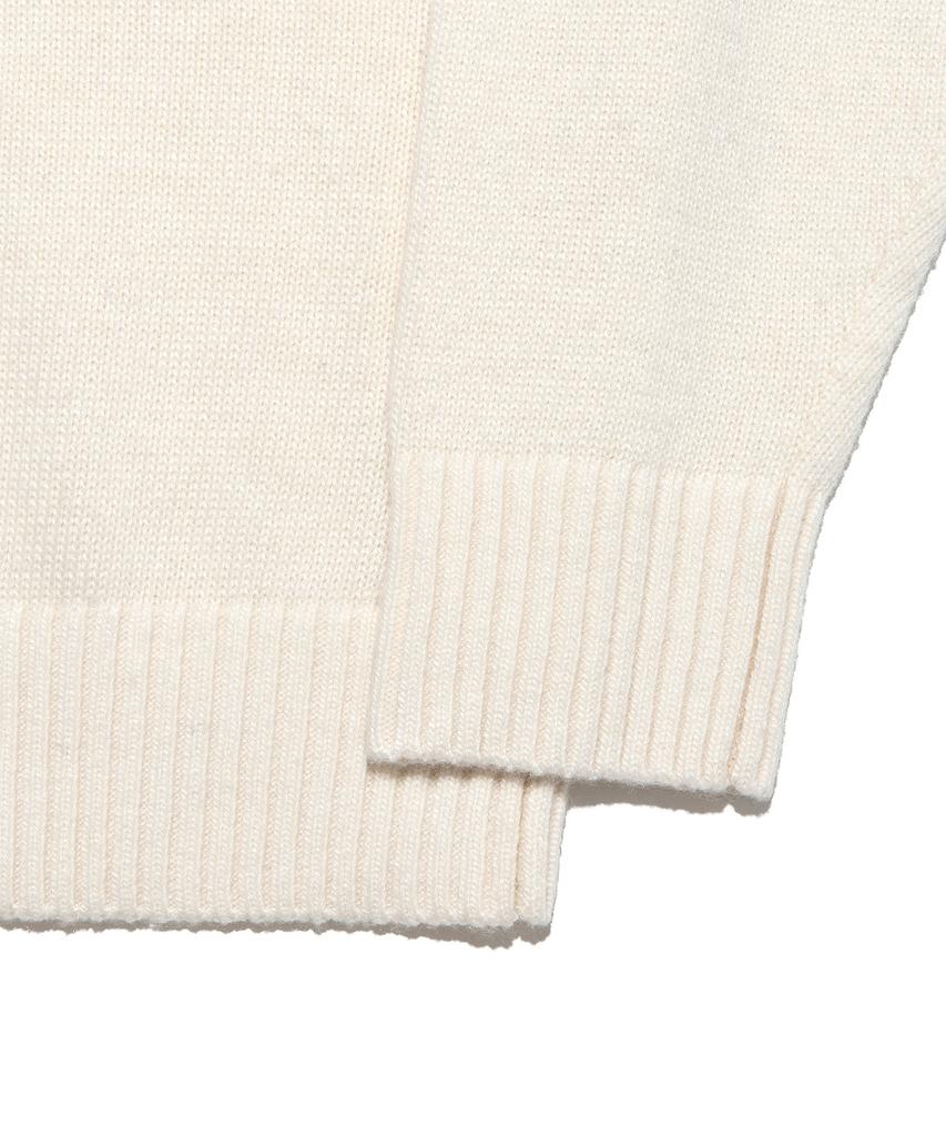 LEE Big Twitch Logo Knit Ivory
