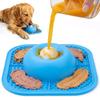 Resin Slow Feeder Dog Bowls Interactive Rolling Ball Puppy Licking Toy Pet Lick Mat  Pet Home Use