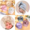 Girl Boy Summer Mesh Hat Baby Newborn Turban Headwrap Beanies Cap Baby Bonnet Cap Big Bowknot