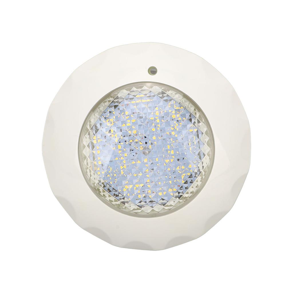 LED Pool Light IP68 Waterproof Underwater Pool Lamp with Wall Mounting Plate AC 12V 15W